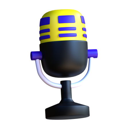 Microphone  3D Icon