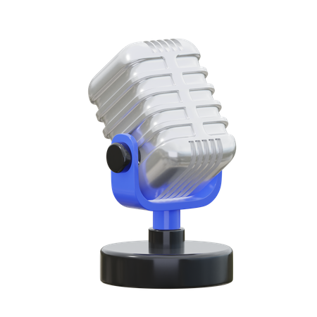 Microphone  3D Icon