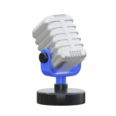 Microphone  3D Icon