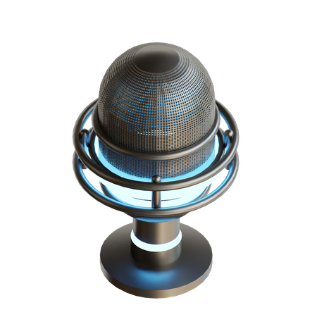 Microphone  3D Icon