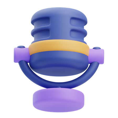 Microphone  3D Icon