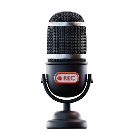 Microphone  3D Icon