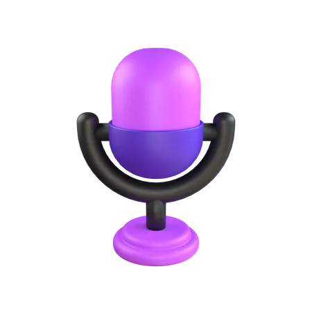 Microphone  3D Icon