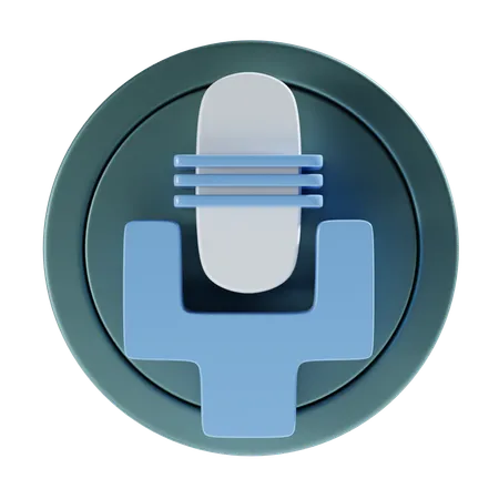 Microphone  3D Icon