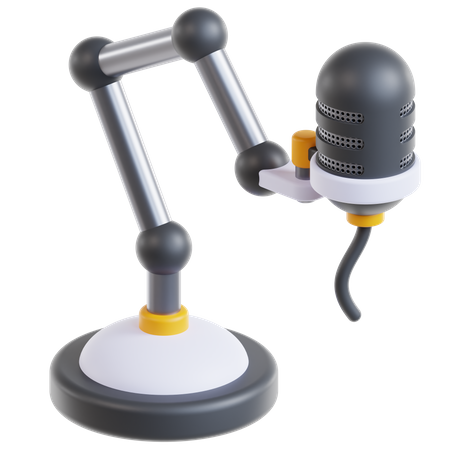 Microphone  3D Icon