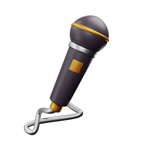 Microphone  3D Icon