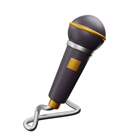 Microphone  3D Icon