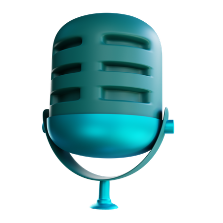 Microphone  3D Icon