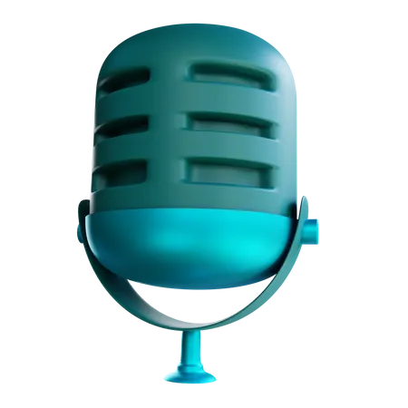 Microphone  3D Icon