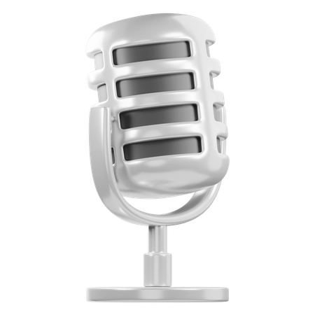 Microphone  3D Icon