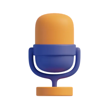 Microphone  3D Icon