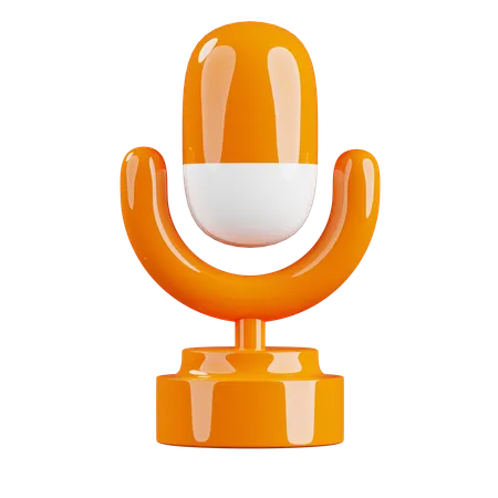 Microphone  3D Icon