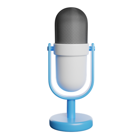 Microphone  3D Icon