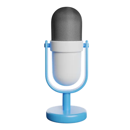 Microphone  3D Icon