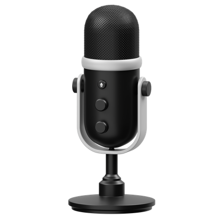 Microphone  3D Icon