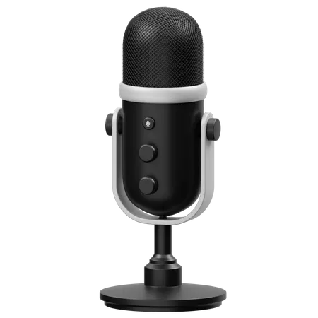 Microphone  3D Icon