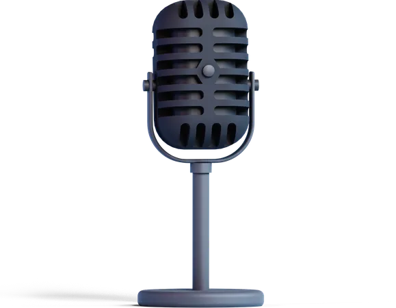 Microphone  3D Icon