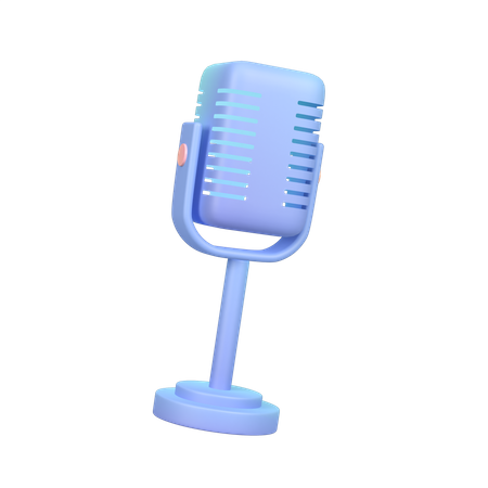 Microphone  3D Icon