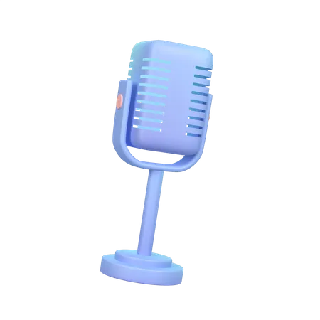 Microphone  3D Icon