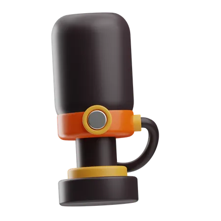 Microphone  3D Icon