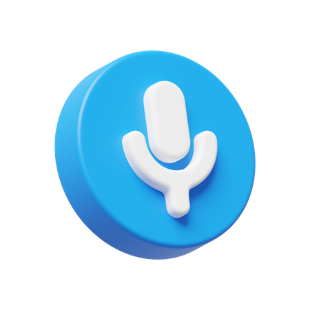 Microphone  3D Icon