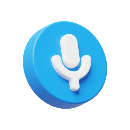 Microphone  3D Icon