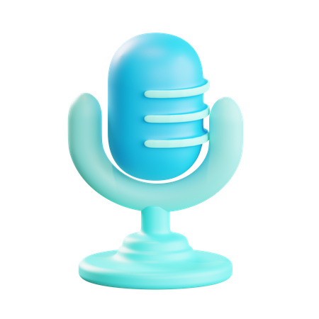 Microphone  3D Icon