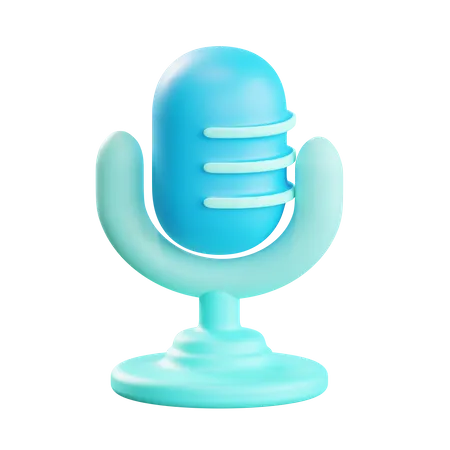 Microphone  3D Icon