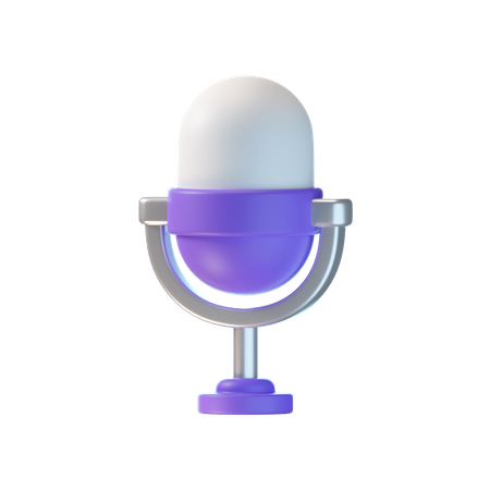 Microphone  3D Icon