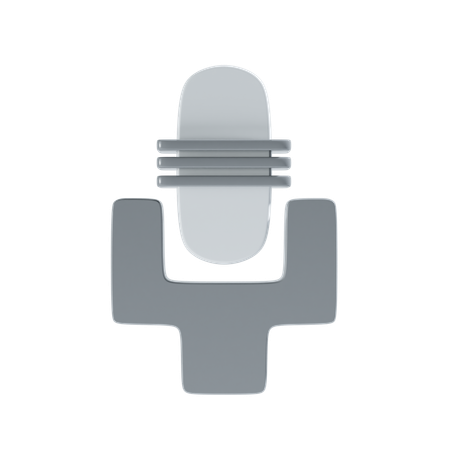 Microphone  3D Icon