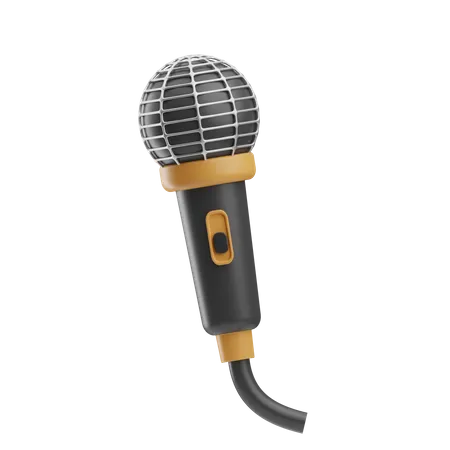 Microphone  3D Icon