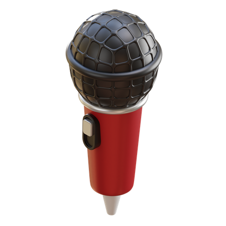 Microphone  3D Icon