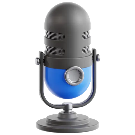 Microphone  3D Icon