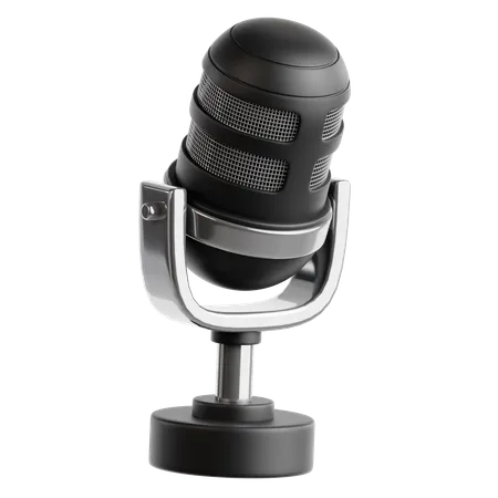 Microphone  3D Icon