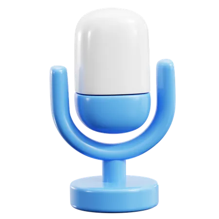 Microphone  3D Icon