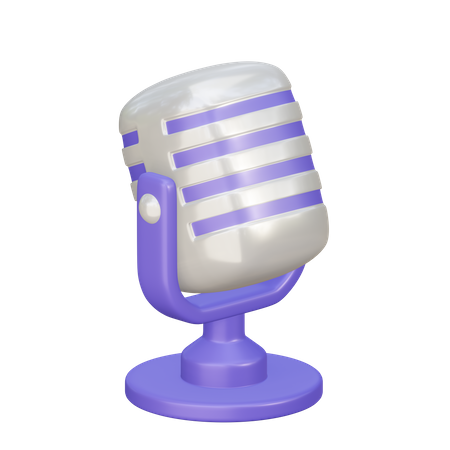 Microphone  3D Icon