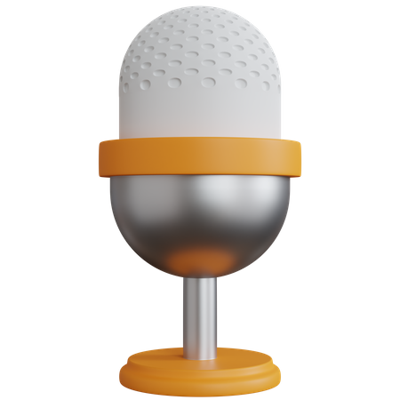 Microphone  3D Icon