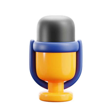 Microphone  3D Icon