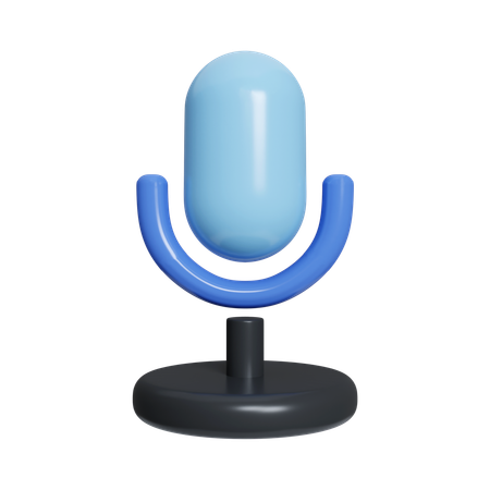 Microphone  3D Icon