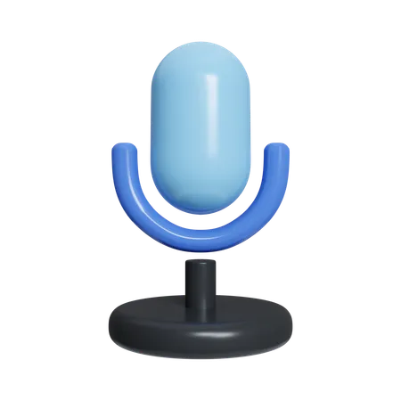 Microphone  3D Icon