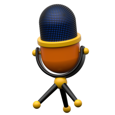 Microphone  3D Icon