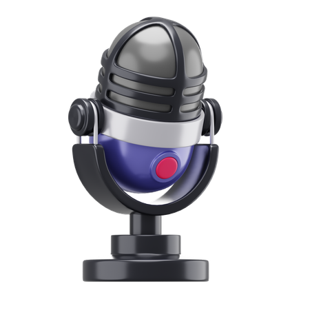 Microphone  3D Icon