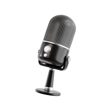 Microphone  3D Icon