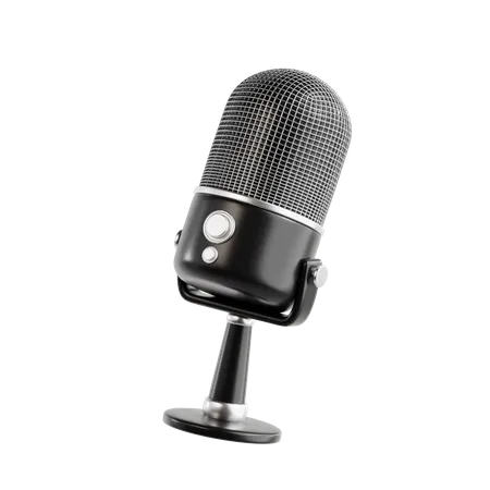 Microphone  3D Icon