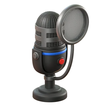 Microphone  3D Icon