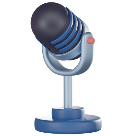 Microphone  3D Icon