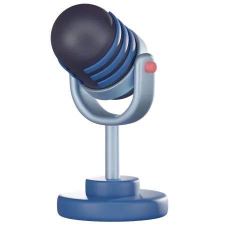 Microphone  3D Icon