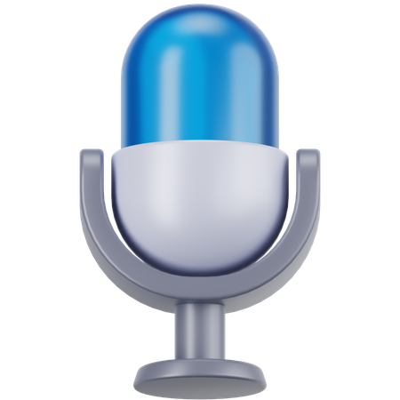 Microphone  3D Icon