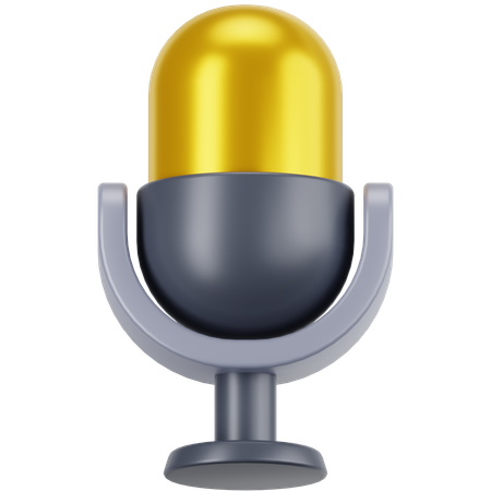 MIcrophone  3D Icon