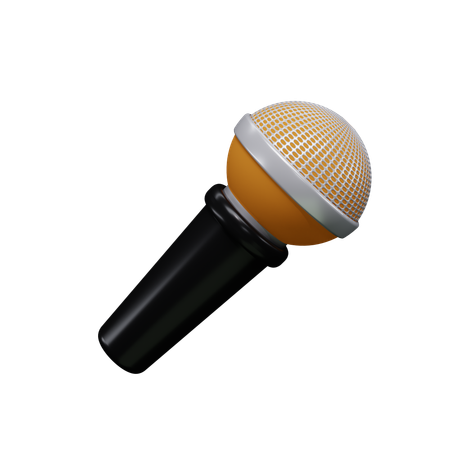 Microphone  3D Icon